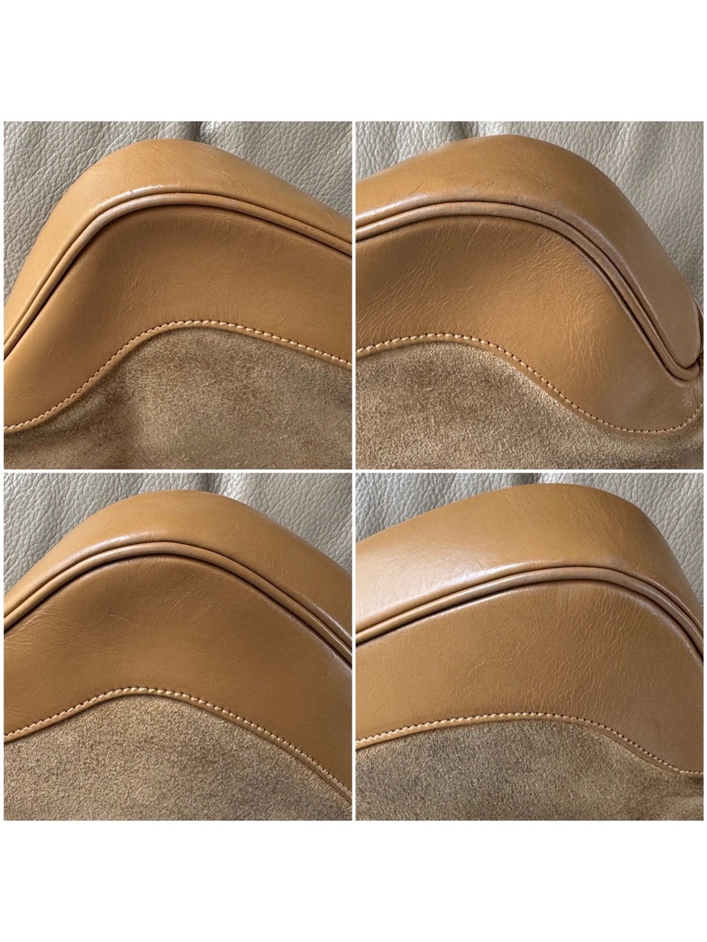 Authentic Vintage Gucci Jackie Tan Suede Leather Shoulder Bag - Picture 5 of 13